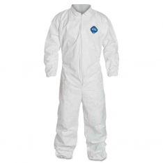 DUPONT D13397866, DUPONT TYVEK COVERALL ZIP FIT- ELAS WRIST & ANK